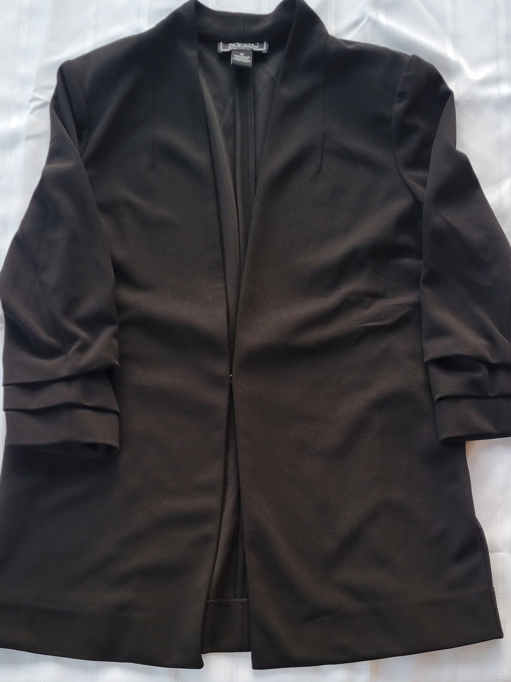 New York & Company Black Women’s Open-Front Blazer Jacket